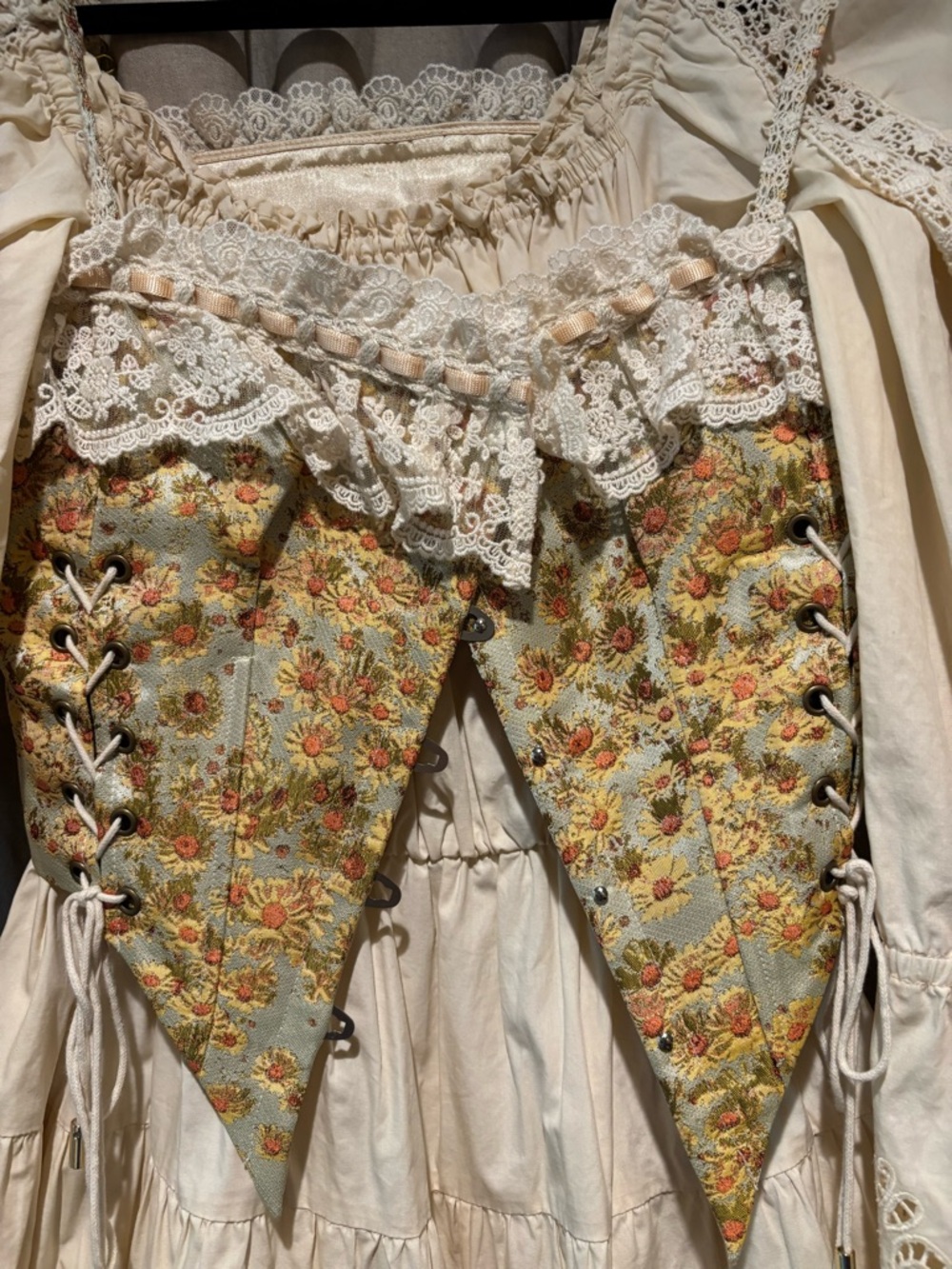 LaceMade Van Gogh dress and corset - Picture 2 of 2